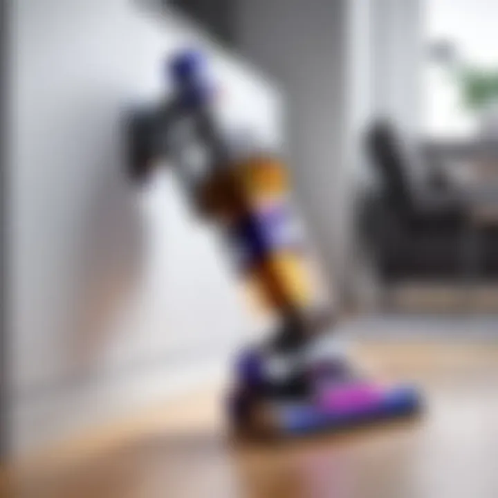 User experience showcasing Dyson vacuum in action