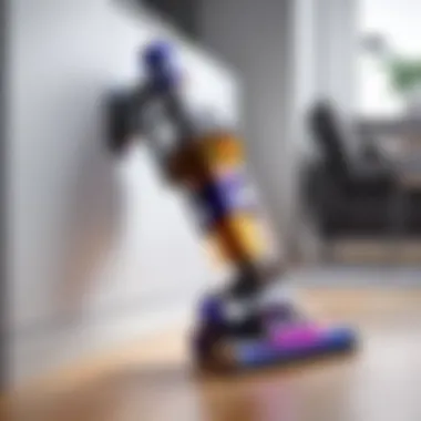 Dyson Vacuum in Action: User Experience User experience showcasing Dyson vacuum in action
