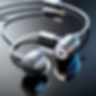 Effective Noise Cancellation in Earbuds Illustration depicting noise cancellation technology in earbuds