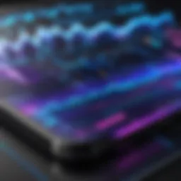 Soundwave visualization showing enhanced bass frequencies