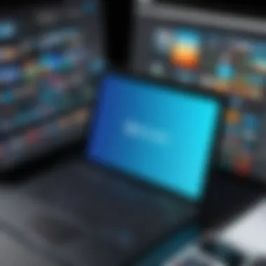 Diverse Collection of Editing Applications An artistic representation of various mobile and desktop editing applications