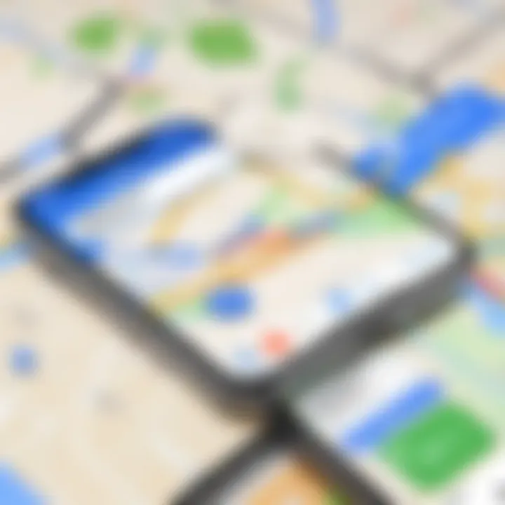 User interface of Apple Maps