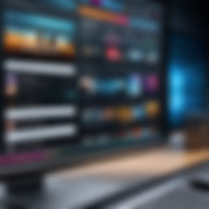An engaging user interface of a popular streaming service