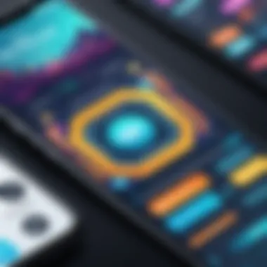 Indie Game Interface Excellence A visually stunning indie game interface on iOS