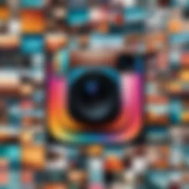 Artistic Arrangement in Instagram Layout Artistic arrangement of content in an Instagram 4-picture layout.