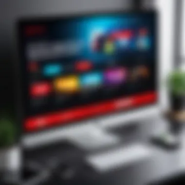 Promotional Offers for Streaming Services Promotional offers for streaming services highlighted on a website