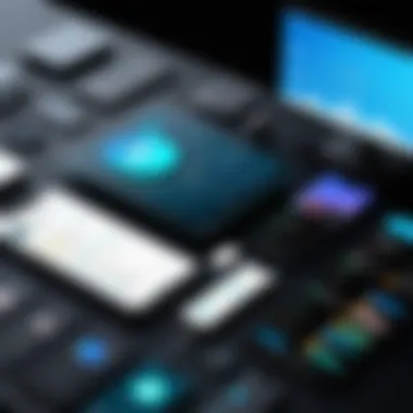 Visual representation of features offered by various customization tools
