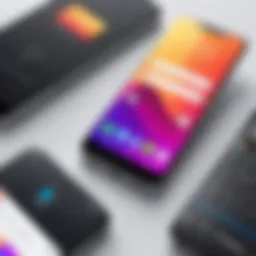 A modern smartphone showcasing various customization options