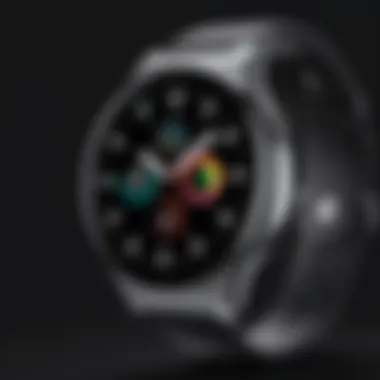 Sleek Round Face Design of the Apple Watch Sleek round face design of the Apple Watch