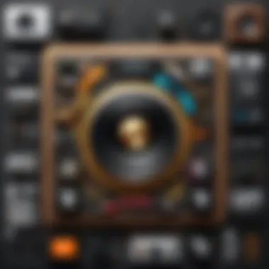 Diverse Tools in Audio Song Finding Collage of various popular audio song finder applications