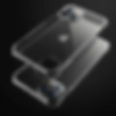 Sleek Design of Clear Cases for iPhone 11 Pro Max Elegant clear case showcasing the iPhone 11 Pro Max's design