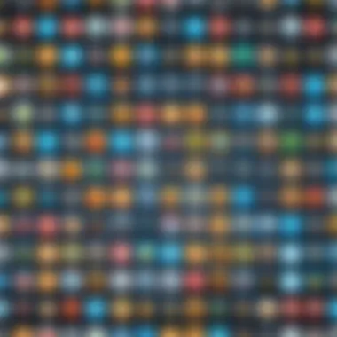 Diverse Gaming Genres A visual representation of various gaming genres available without downloading, featuring icons and logos.