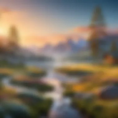 Serene Landscape Aesthetic Stunning Bing wallpaper showcasing a serene landscape