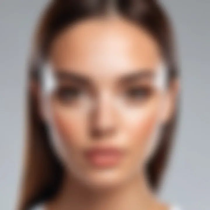 Illustration depicting the technology behind face filter applications
