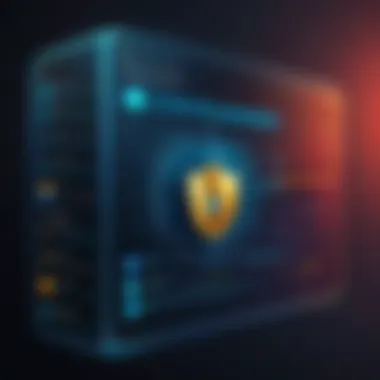 Data Security in Finance Applications Concept of secure data management in finance apps