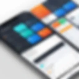 An overview of budgeting app interfaces showcasing user dashboards