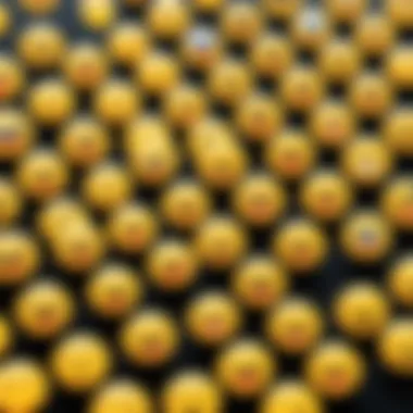 Emoji Integration in Messaging Platforms A smartphone showcasing a messaging app using emoji faces in conversation