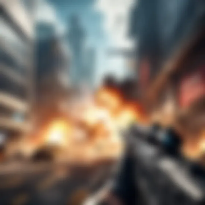 Action-packed gameplay from a popular shooter game
