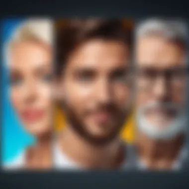 Interface Comparison of Face App Alternatives Overview of Face App alternatives interface