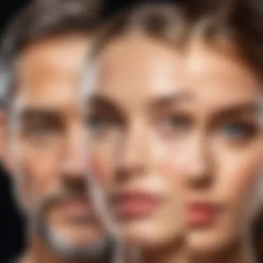 Technological Advances in Image Editing Visual representation of image enhancement technology