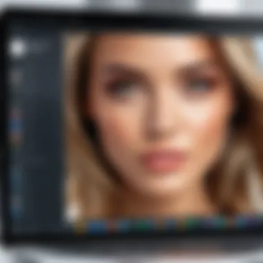 User-friendly interface of a photo compression application A screenshot showcasing a popular free photo compression app interface
