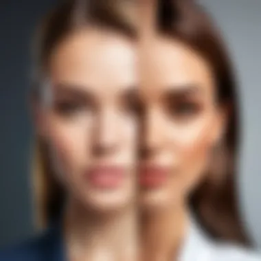 Image quality comparison: before vs after compression Side-by-side comparison of image quality before and after compression