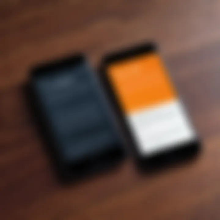 Comparison chart of popular eBook reader apps for iPhone