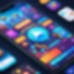 A captivating mobile game interface showcasing vibrant graphics