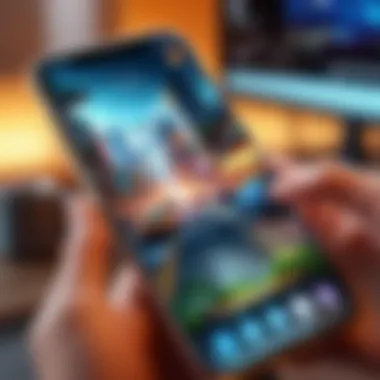Engaging Gameplay Experience Screenshot of an engaging gameplay scene from a popular free iPhone game
