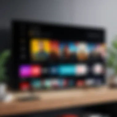 Navigating Free Streaming Options A user navigating through free movie streaming options