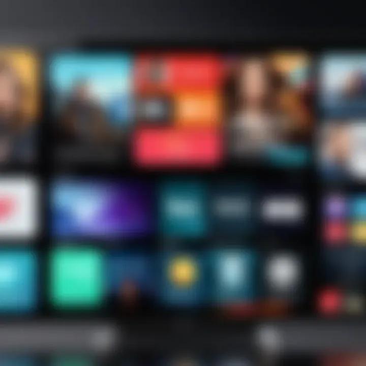 Overview of user interface design for TV show applications