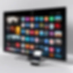 User navigating through a TV show app on an iOS device