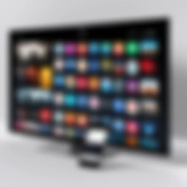User navigating through a TV show app on an iOS device