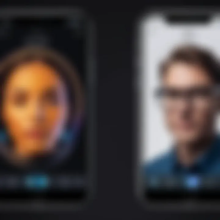 Comparison of built-in vs. third-party photo filters on iPhone