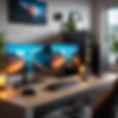 Diverse Gaming Setup on Linux Showcasing a diverse gaming setup on Linux