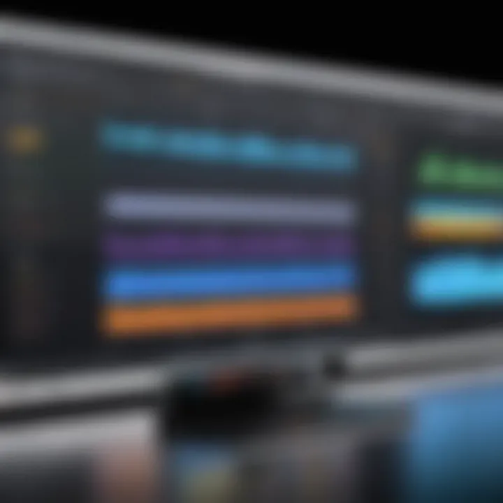 Comparison chart of features across different digital audio workstations.