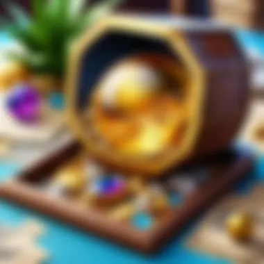 Treasure Hunt Theme in Hidden Object Games An engaging layout of a hidden object game showcasing a vibrant treasure hunt theme.