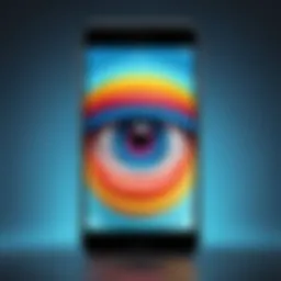 A vibrant display of various humorous filters applied on an iPhone screen