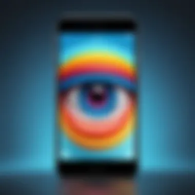 A vibrant display of various humorous filters applied on an iPhone screen