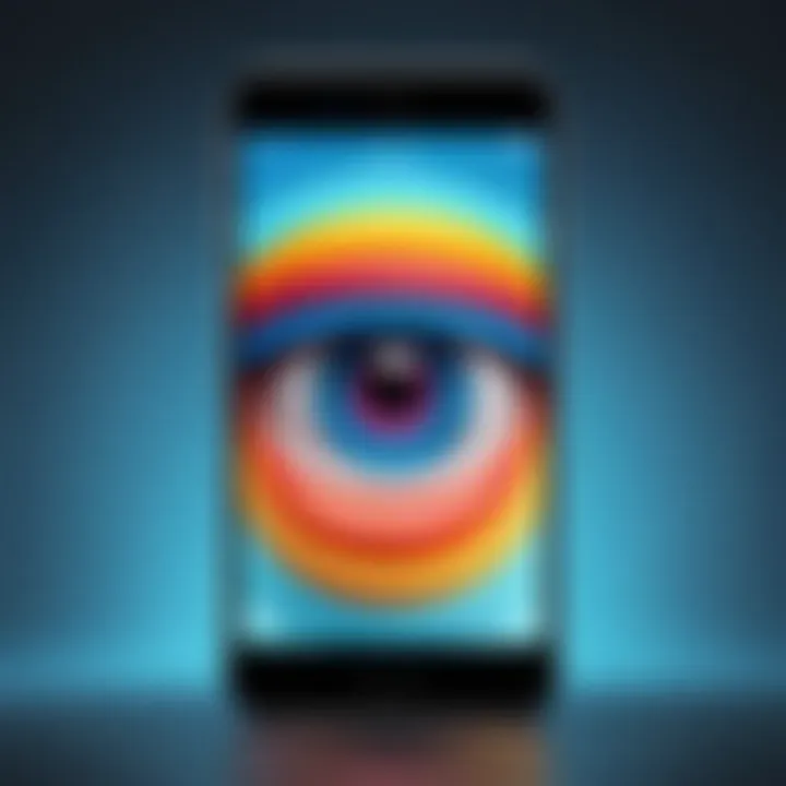 A vibrant display of various humorous filters applied on an iPhone screen