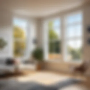 Stylish Installations: Windows Reimagined Stylish installation of window wallpaper enhancing interior space