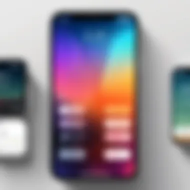 Diverse Widget Designs for iPhone Showcase of various iPhone widgets and their designs