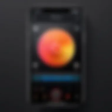 iPhone Sound Recorder User Interface User interface of iPhone sound recorder