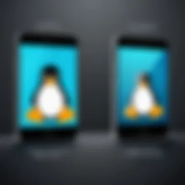 Comparison of Unique Linux Mobile Distributions Unique Linux mobile distributions comparison chart