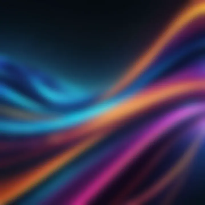 A vibrant abstract motion wallpaper that energizes the desktop.