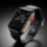 Elegant Apple Watch face showcasing modern design