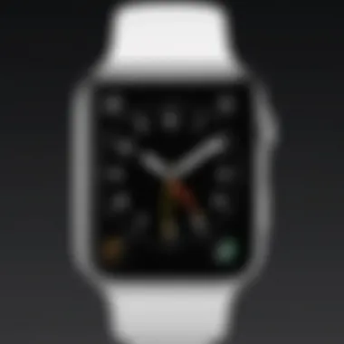 Minimalist Apple Watch face emphasizing simplicity