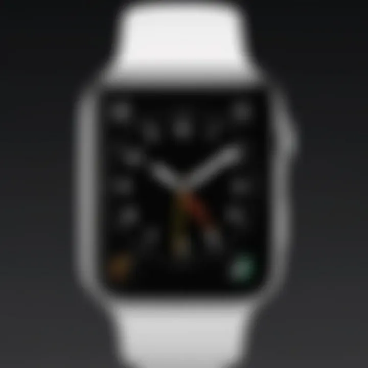 Minimalist Apple Watch face emphasizing simplicity