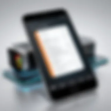 Smartphone Product Code Scanning A smartphone displaying a product code scanner app in action