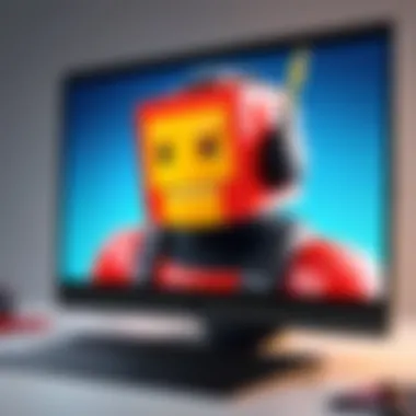 Engaging with Roblox Online A player engaging with Roblox on a web browser